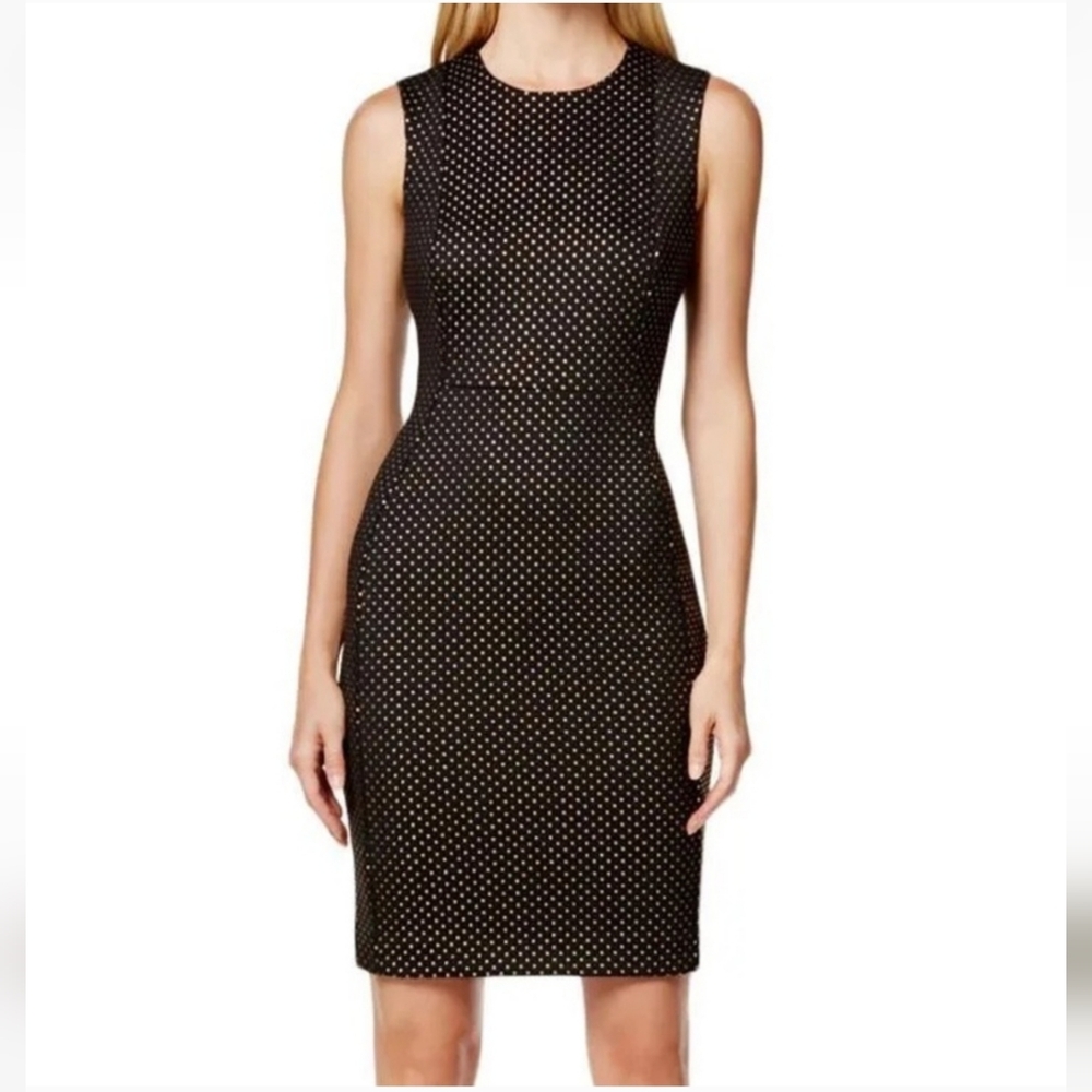 🆕️Calvin Klein black gold dress size 4 New
